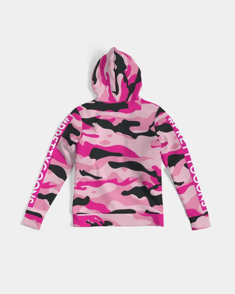 Pretty Goons Pink Camo Women's Hoodie