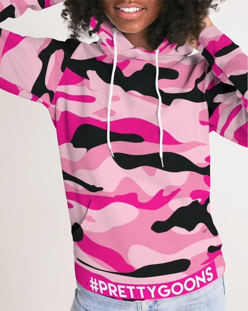 Pretty Goons Pink Camo Women's Hoodie