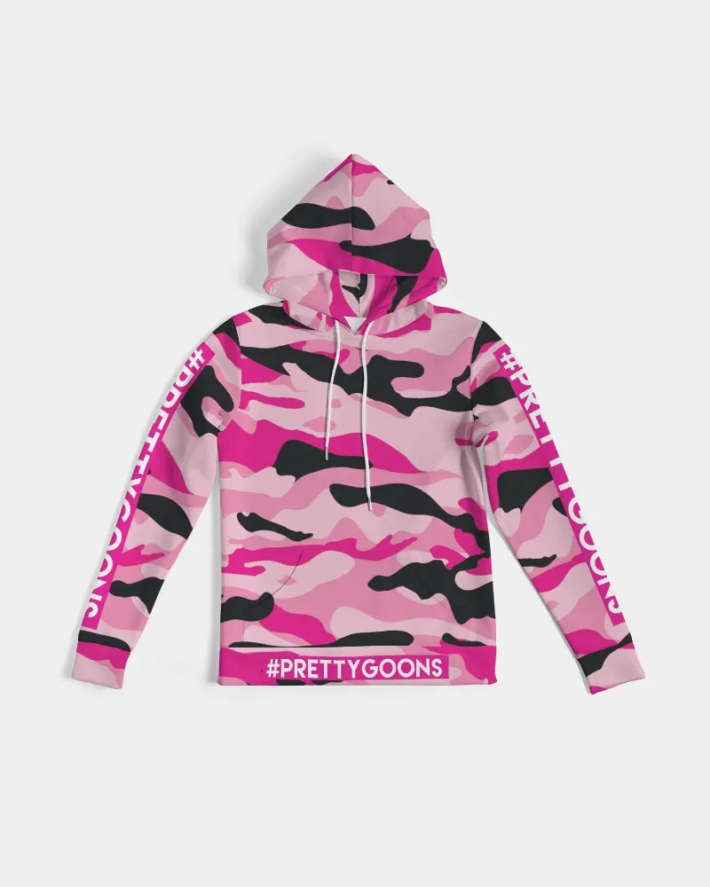 Pretty Goons Pink Camo Women's Hoodie