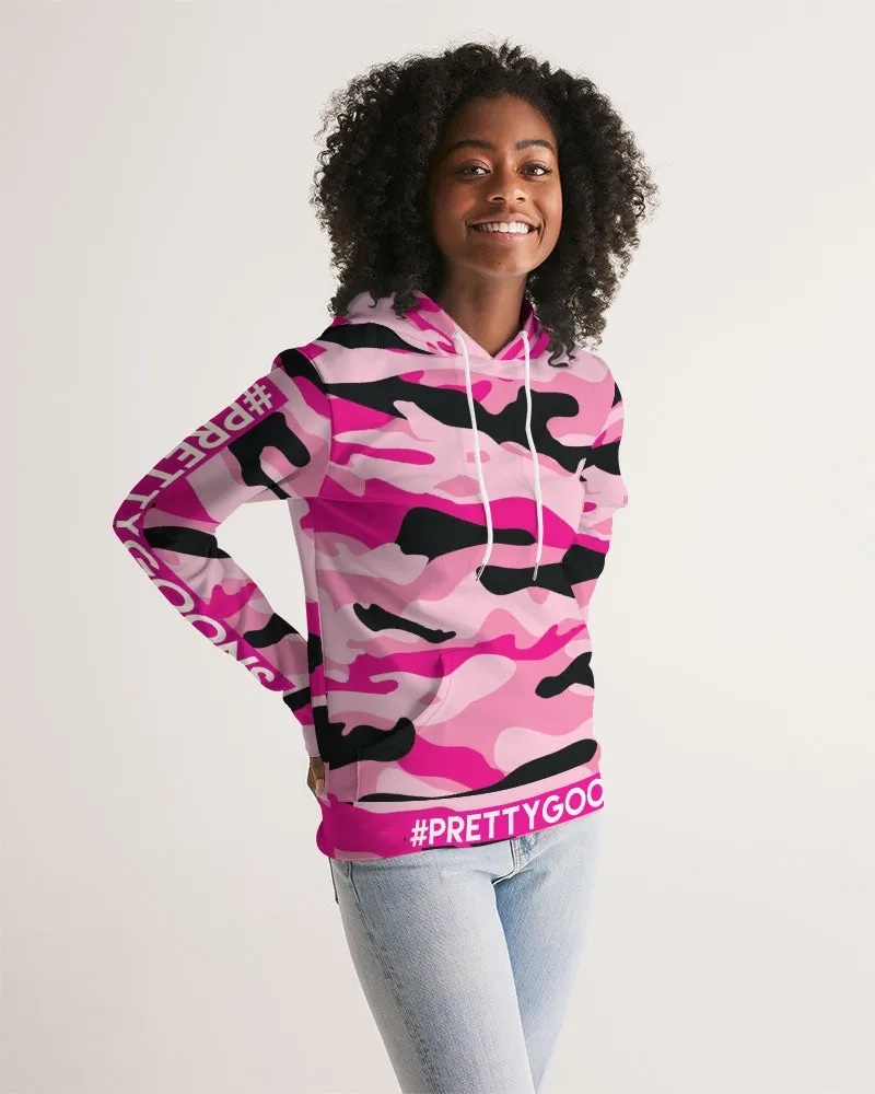 Pretty Goons Pink Camo Women's Hoodie