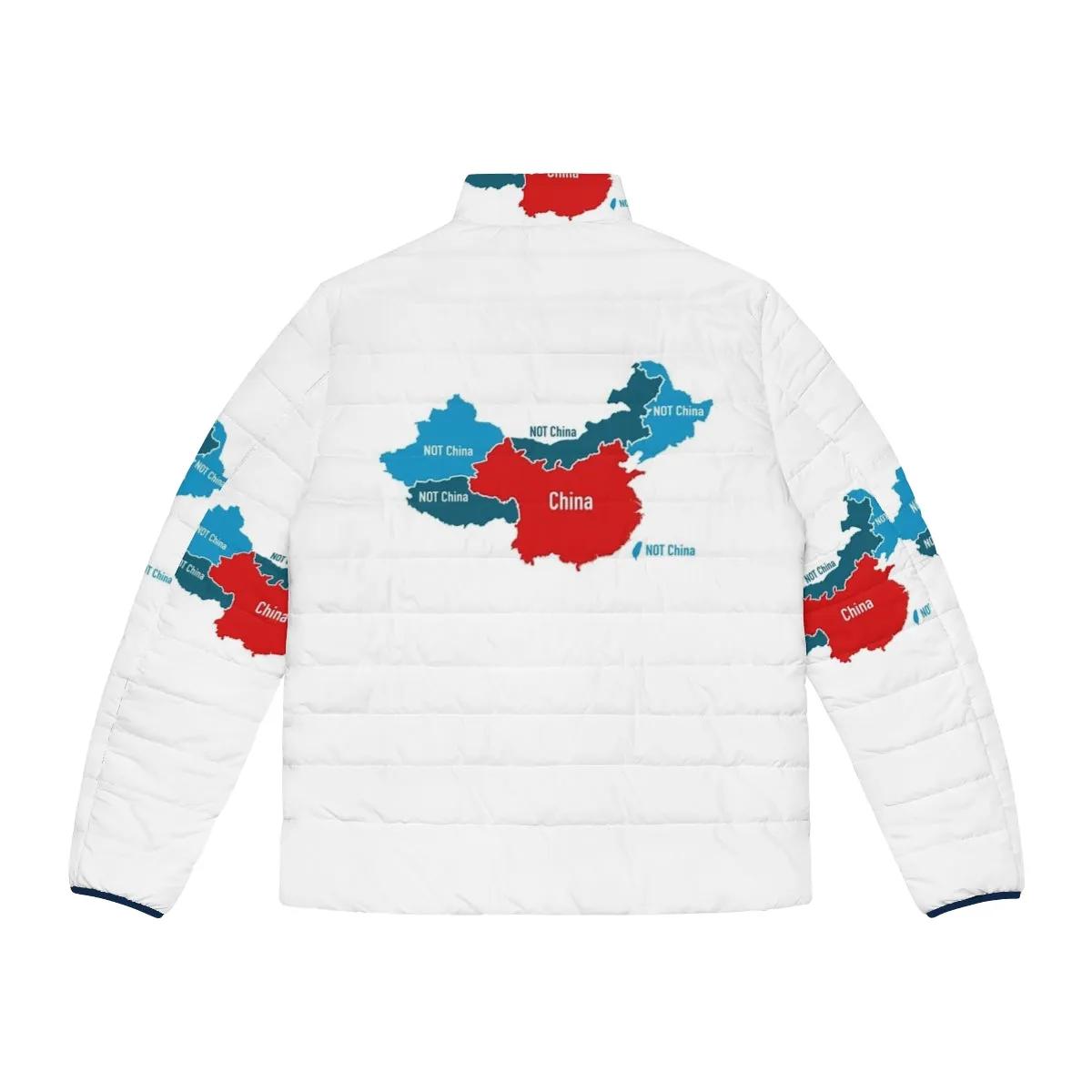 "Anti-Communist 'This is Not China' Puffer Jacket: Defend Human Rights"