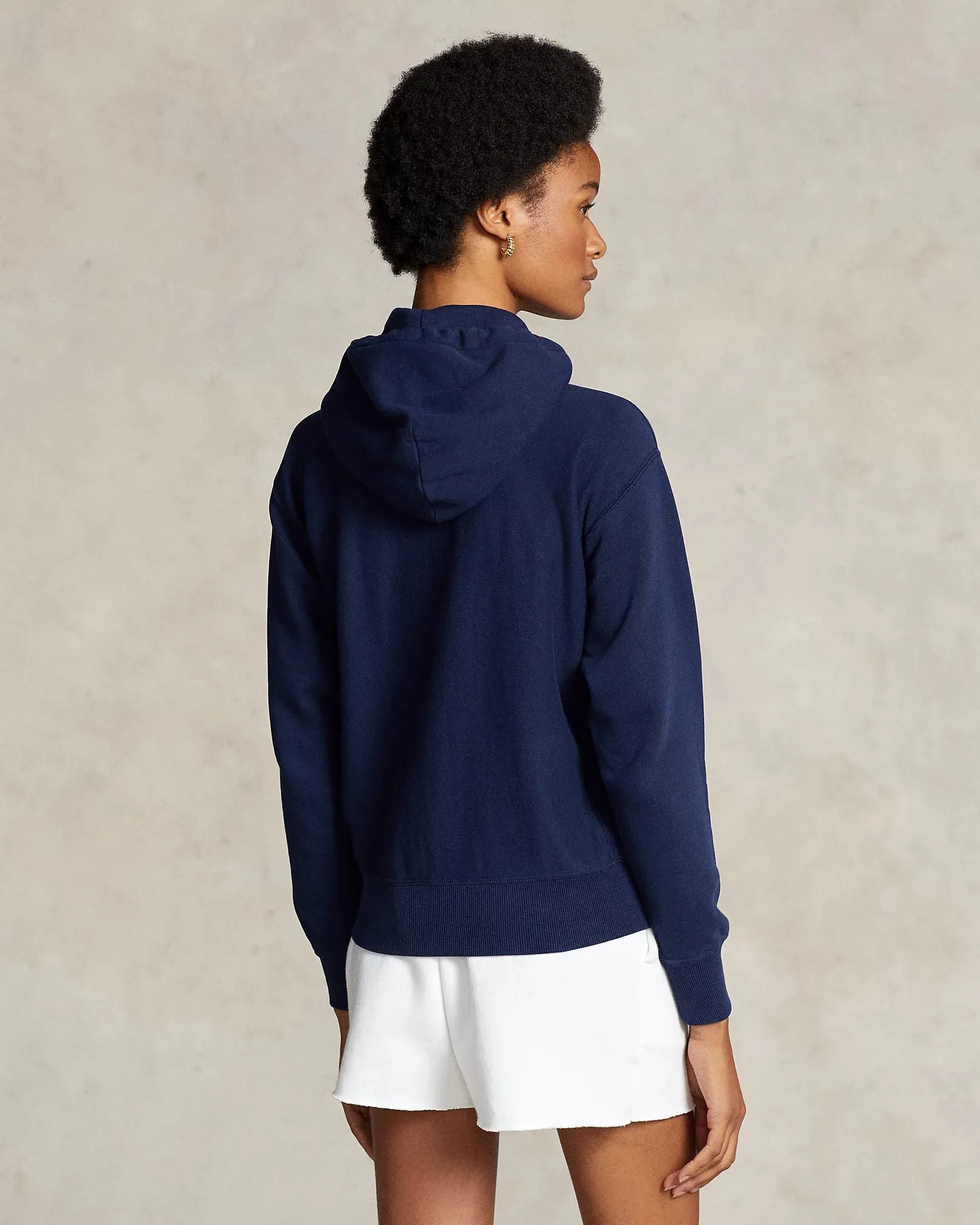 Ralph Lauren Fleece Full-Zip Hoodie | Cruise Navy