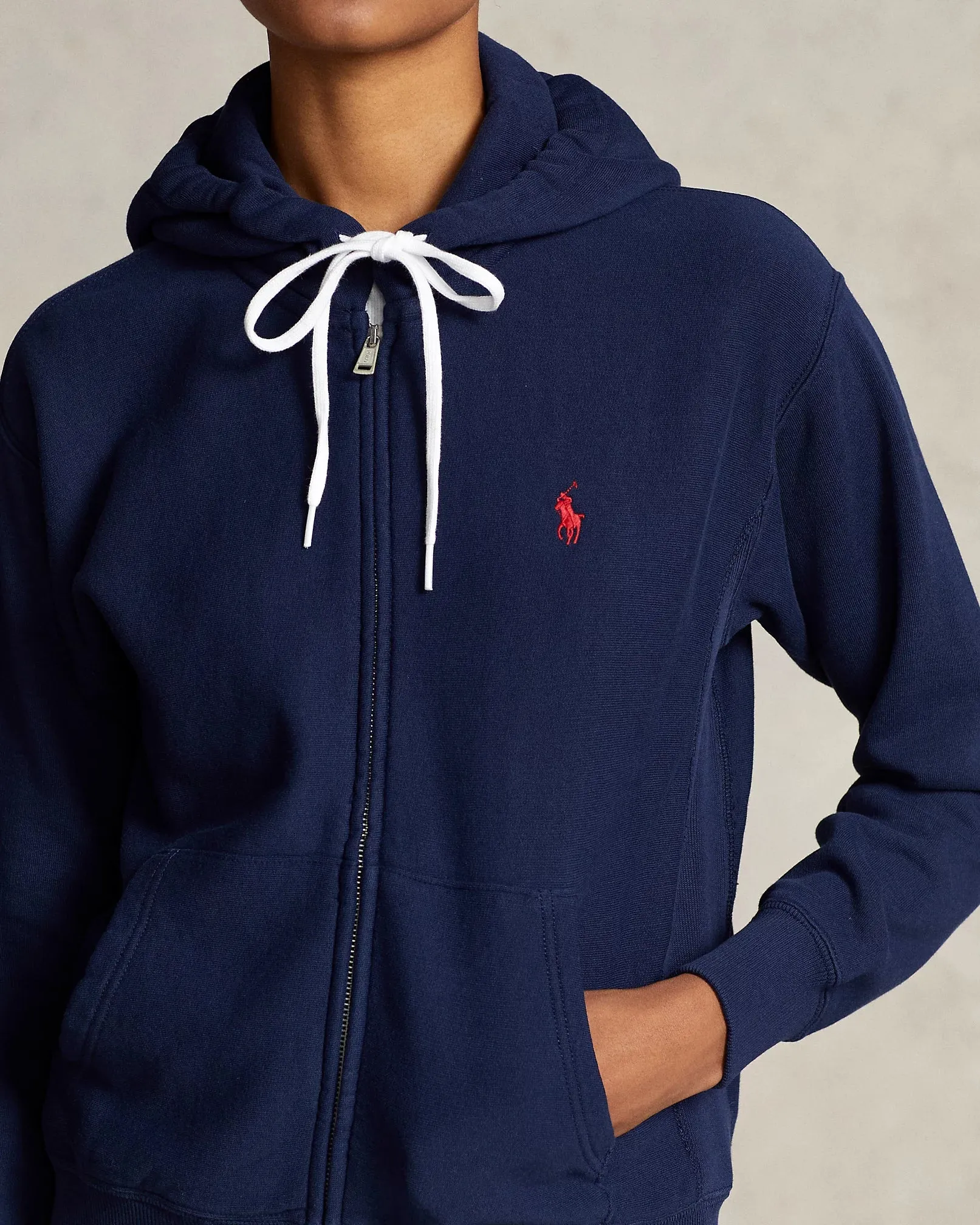 Ralph Lauren Fleece Full-Zip Hoodie | Cruise Navy