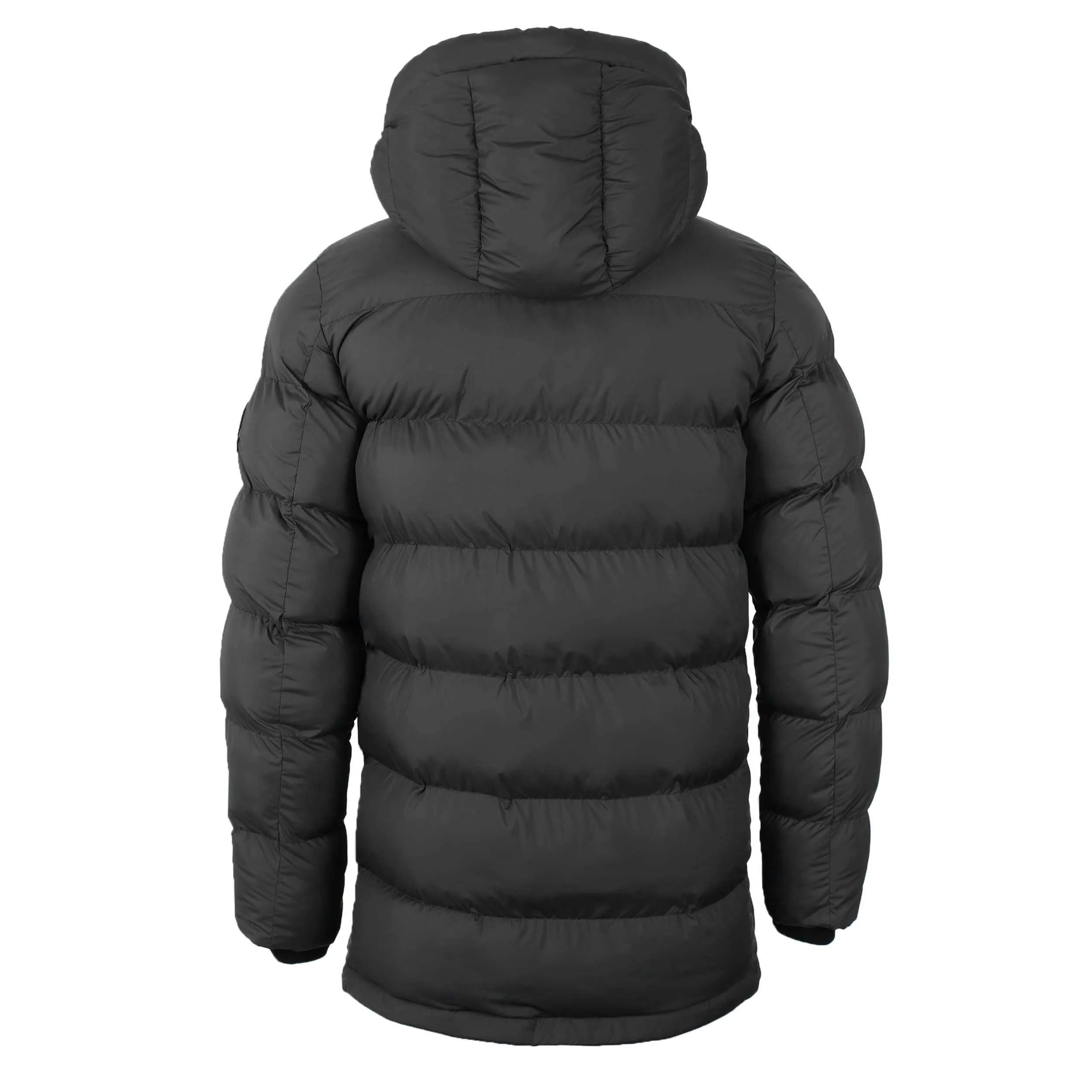 Sandbanks Ravine Mid Puffer Jacket in Black