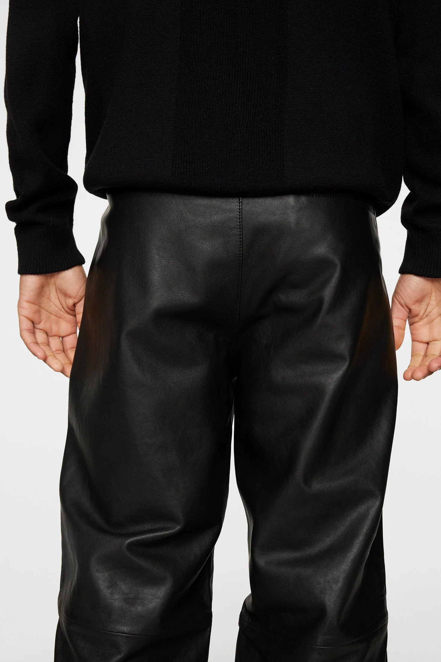 Santo Leather Track Pants