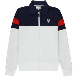 Sergio Tacchini Men's Tomme Track Top Maritime Blue White