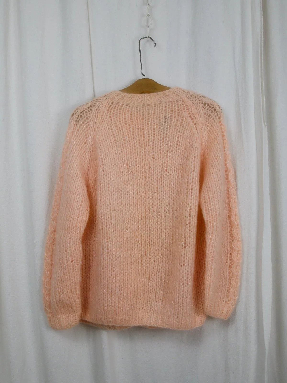 Soft Peach Italian Mohair Sweater