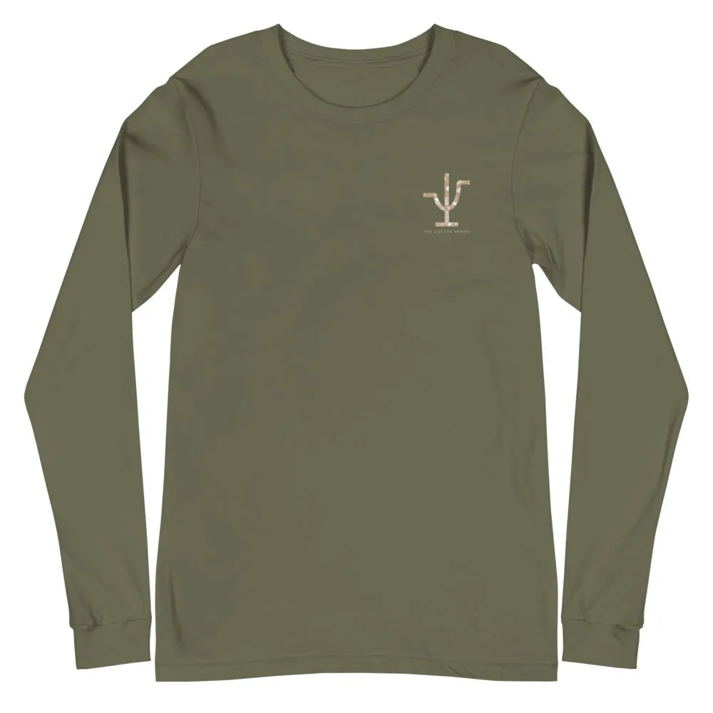 Tan Space Unisex Long Sleeve Tee