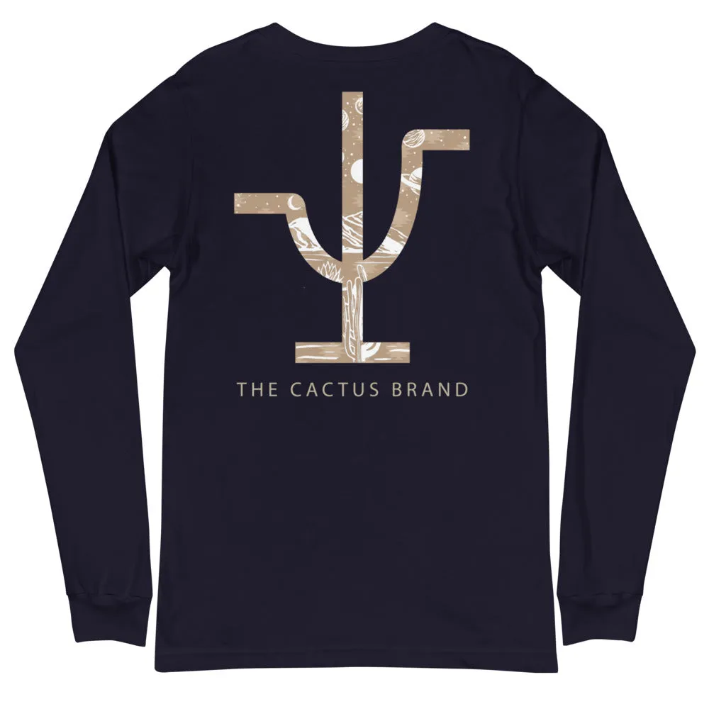 Tan Space Unisex Long Sleeve Tee