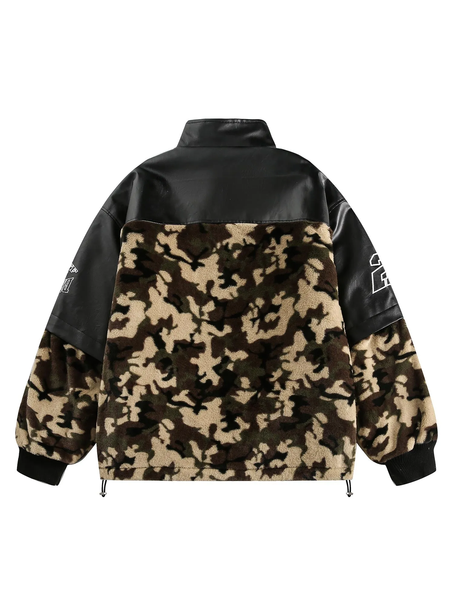 Thesupermade Patchwork Camouflage Cotton Jacket