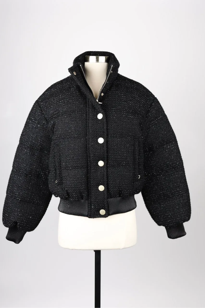 Tweed Puffer Jacket