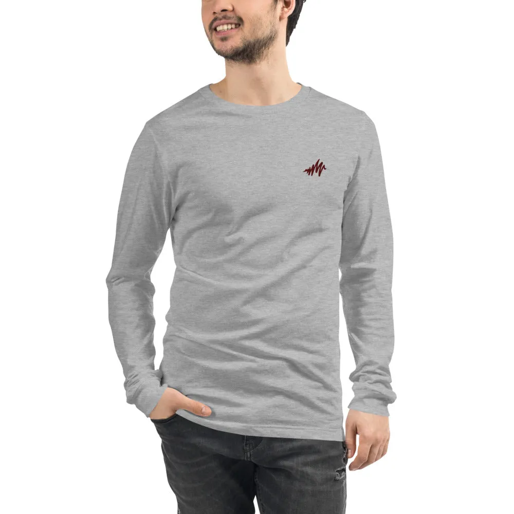 Waves | Embroidered Unisex Long Sleeve