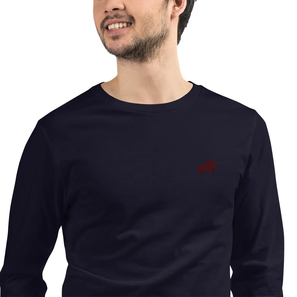 Waves | Embroidered Unisex Long Sleeve